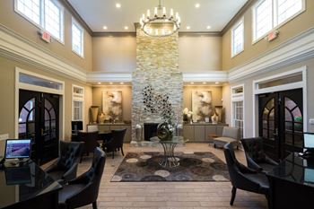 Leasing office interior